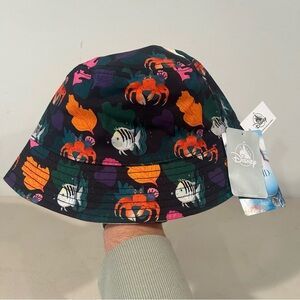 Disney Parks Ariel The Little Mermaid Reversible Bucket Sun Hat NWT